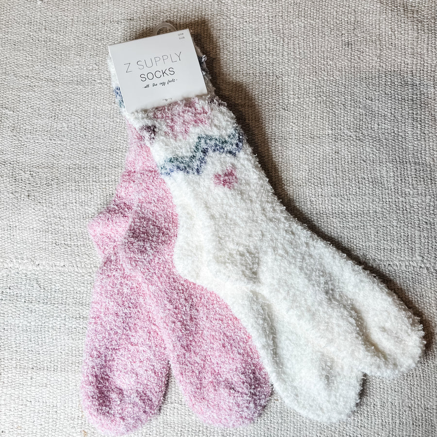 Z Supply Plush Socks 2pk