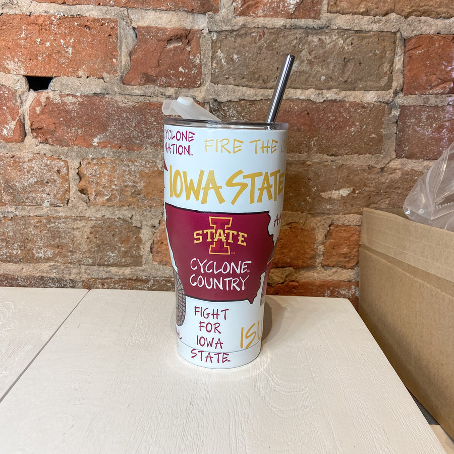 Iowa State Metal Tumbler 30OZ