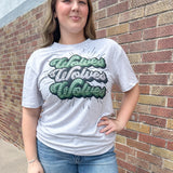 Wolves Retro Repeat Spirit Tee