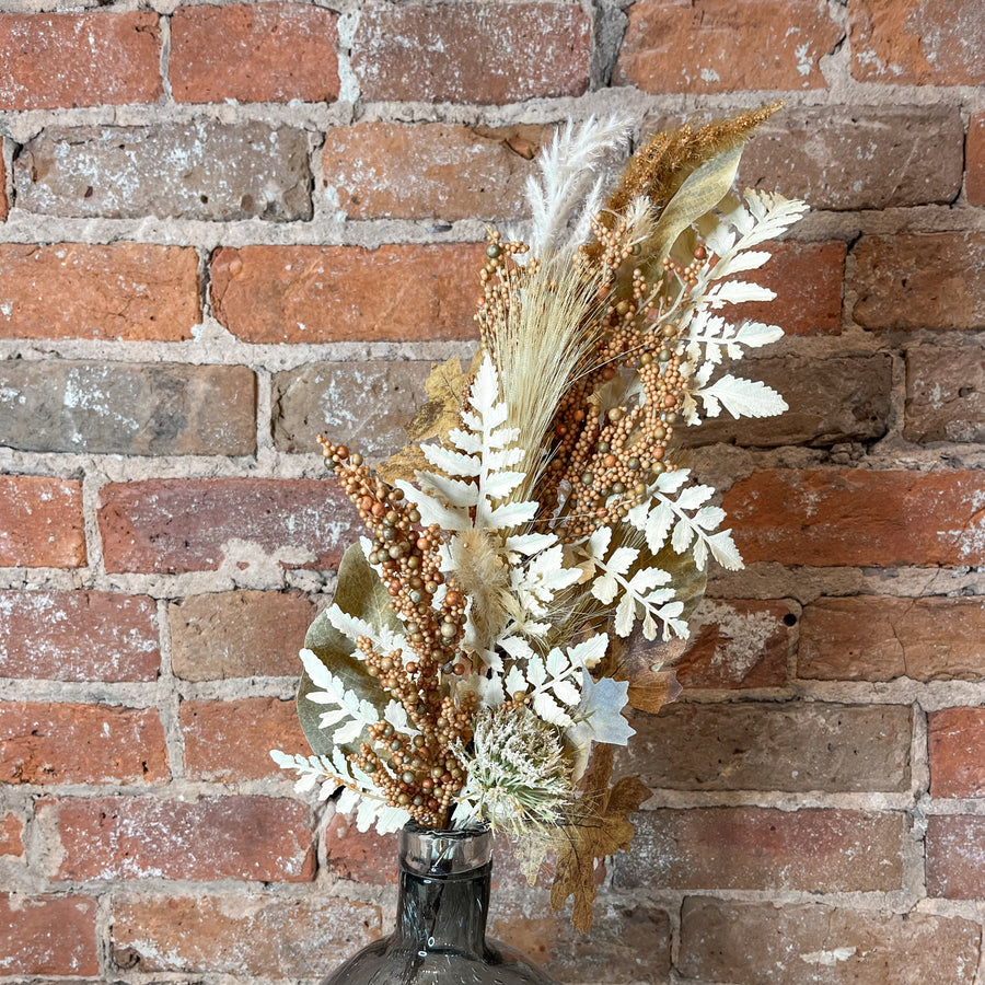 Mixed Brown Foliage/Pampas Spray 28.5"