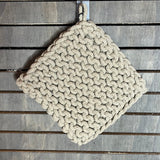 Cotton Crochet Pot Holder 8”