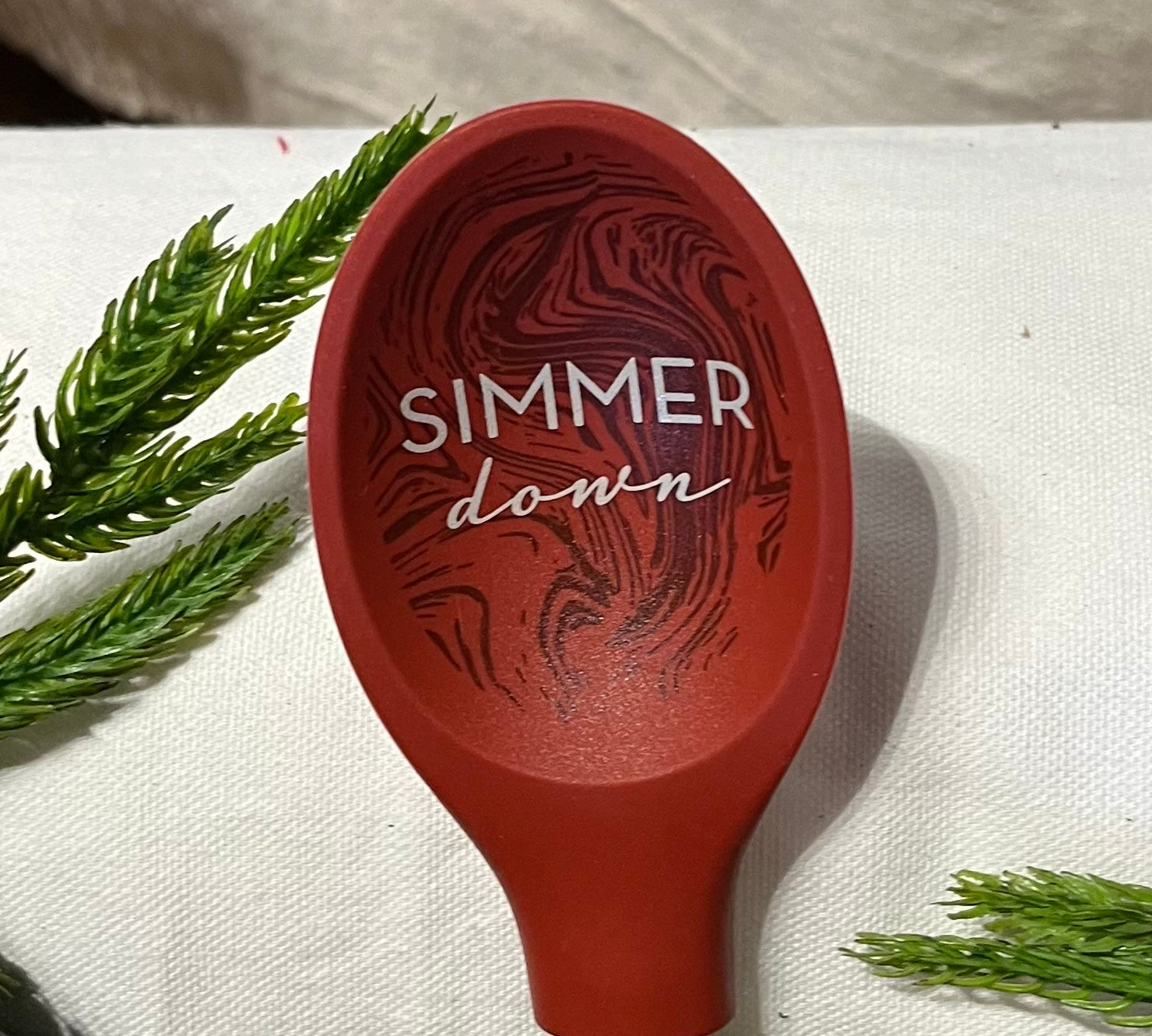 Kitchen Spoon w/Metallic Gold Handle