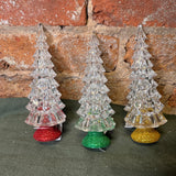 Multicolor LED Tree with Base 6.5"