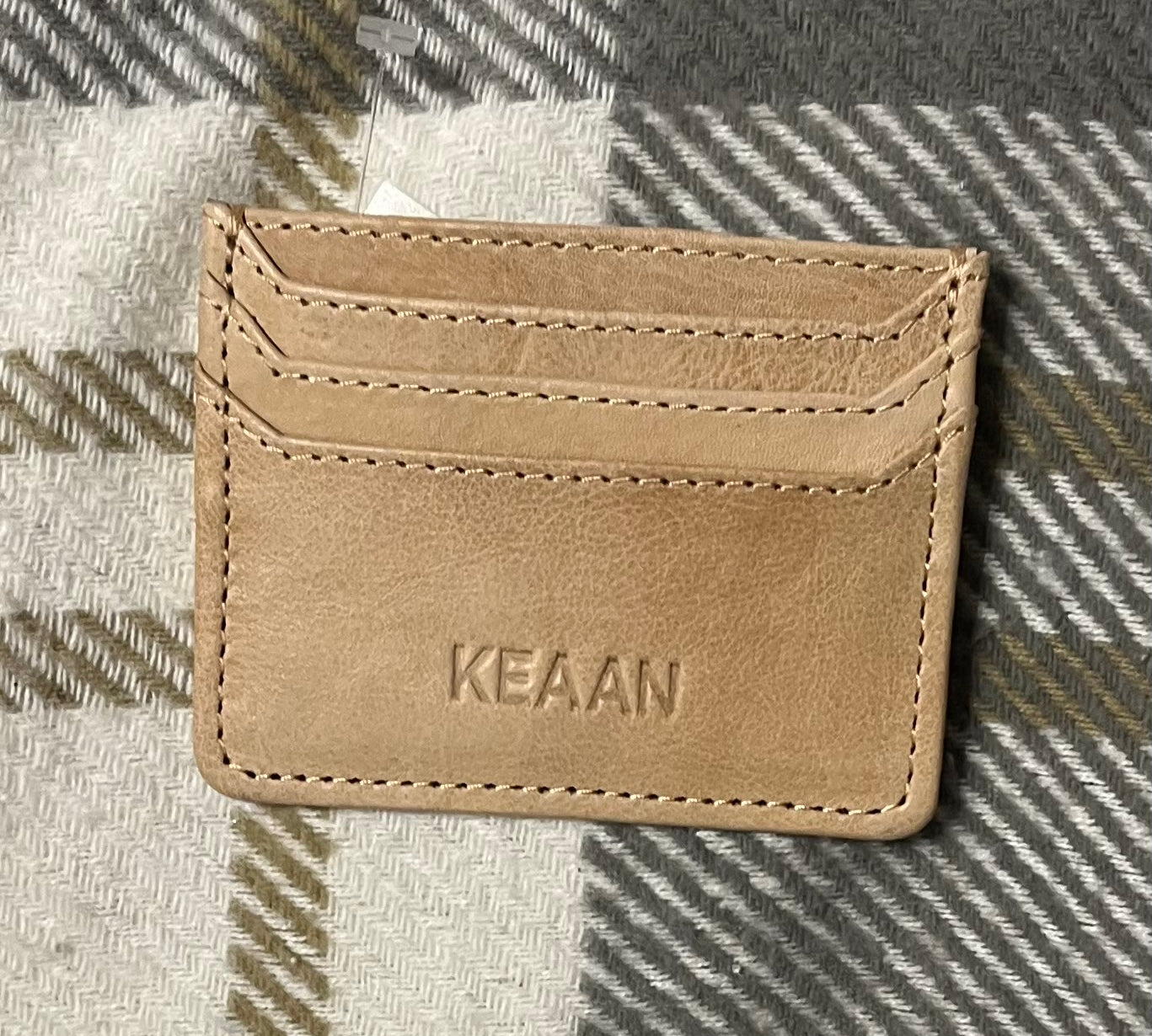 Leo Nappa Leather Credit Card Case