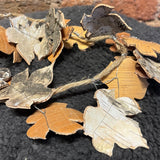 Birch Bark Leaf Garland 72”