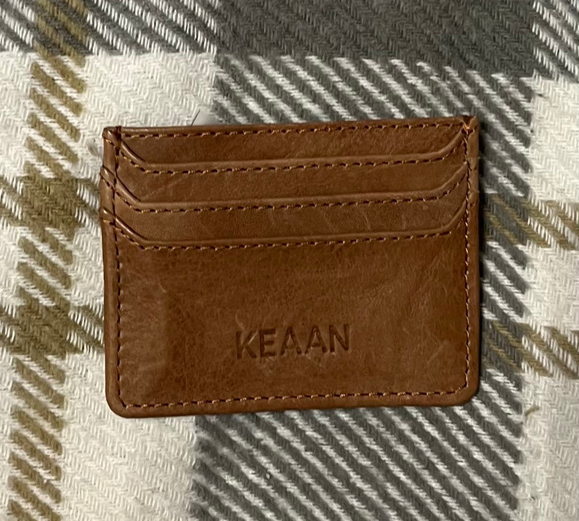 Leo Nappa Leather Credit Card Case