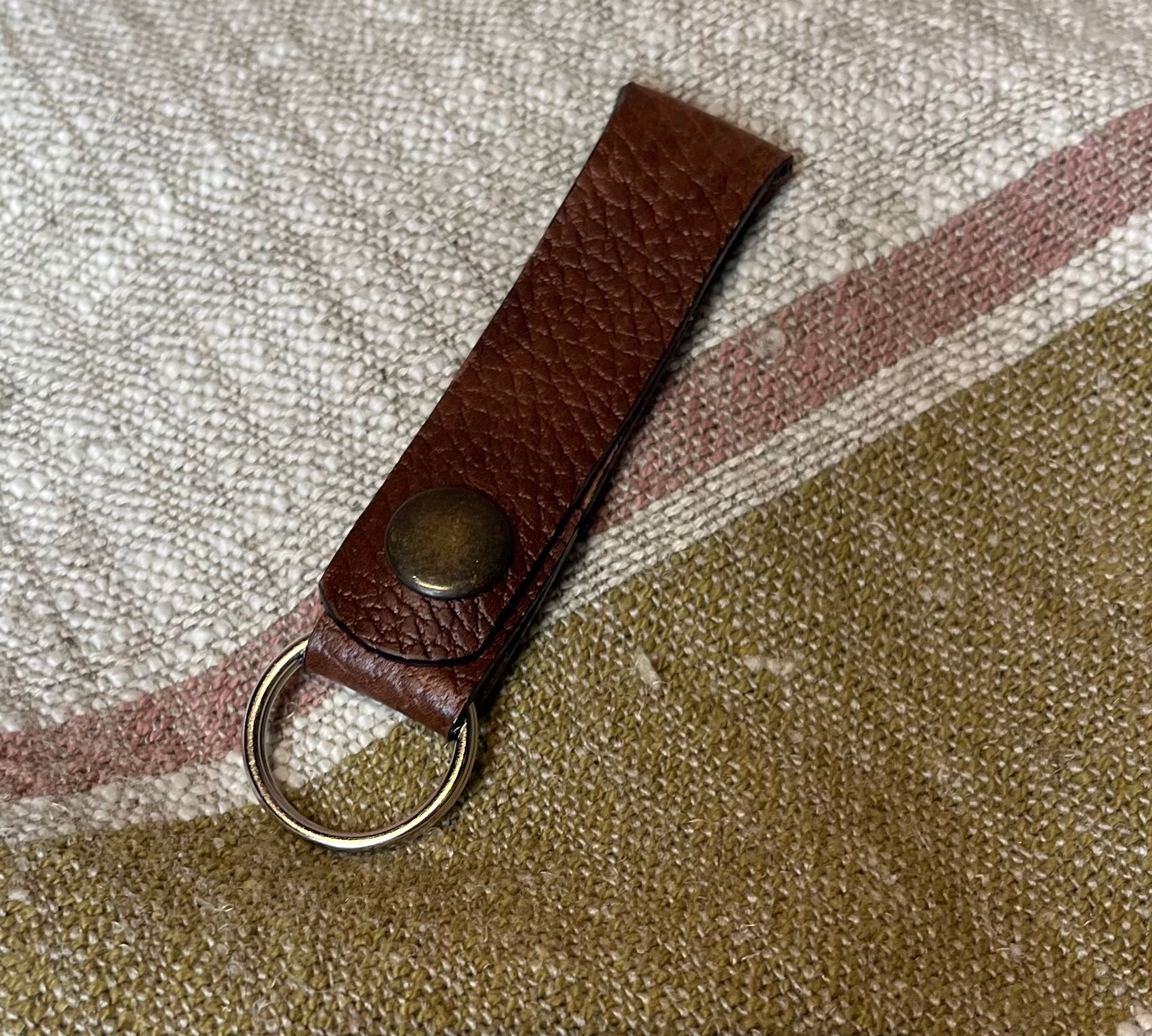 Leather Keychain Strap