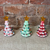 LED Retro Mini Tree w/ Star 4.75”