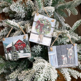 Wintry Farm Christmas Orn