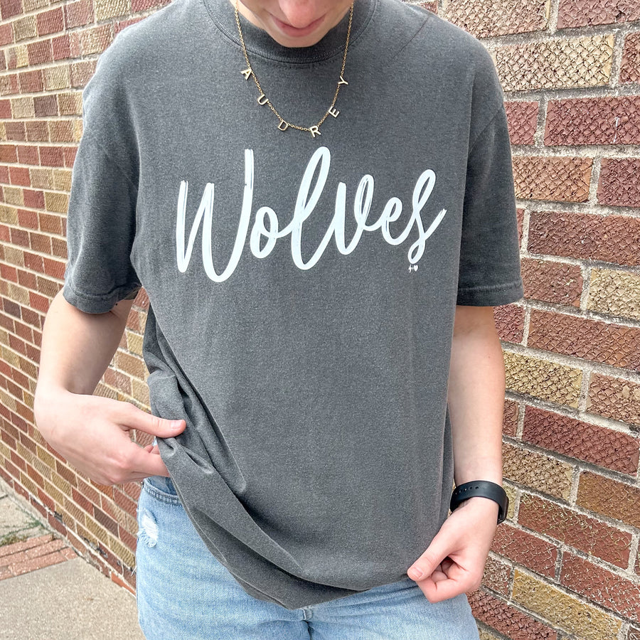 Wolves Pepper Brush Team Spirit Tee