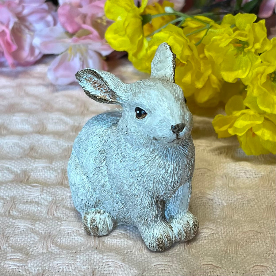 Gray Resin Bunnies