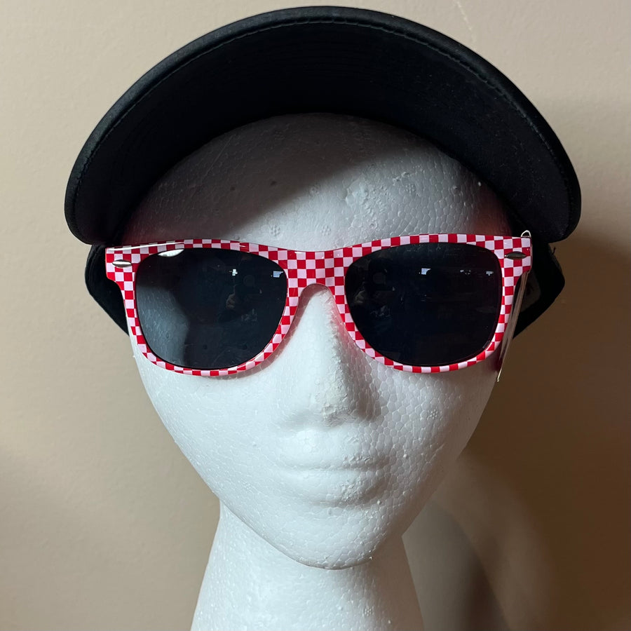 Blue Gem Kids Checkered Sunglasses