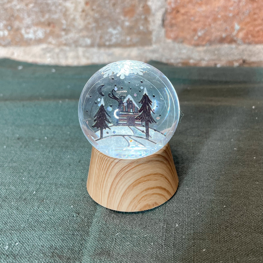 LED Mini Woodland Scene Globe 2.5”