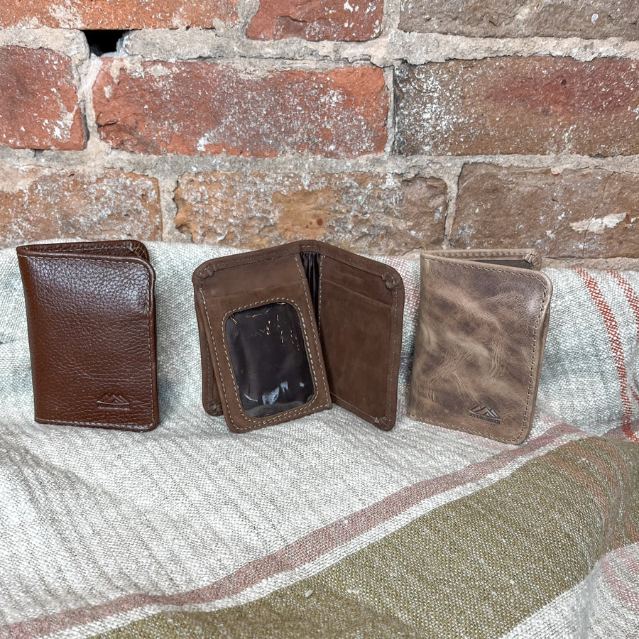 Leather Wallet w/ID Window