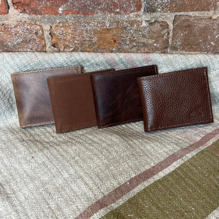 Leather Wallet w/Coin Pocket