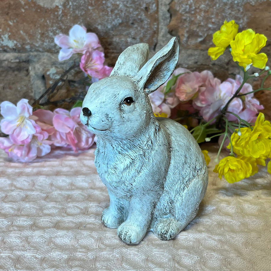 Gray Resin Bunnies