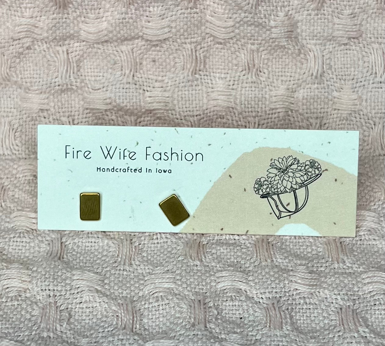 Metal Rectangle Stud