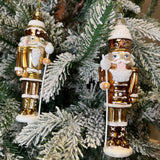 Gingerbread Nutcracker Orn 6"