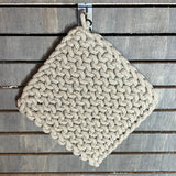 Cotton Crochet Pot Holder 8”