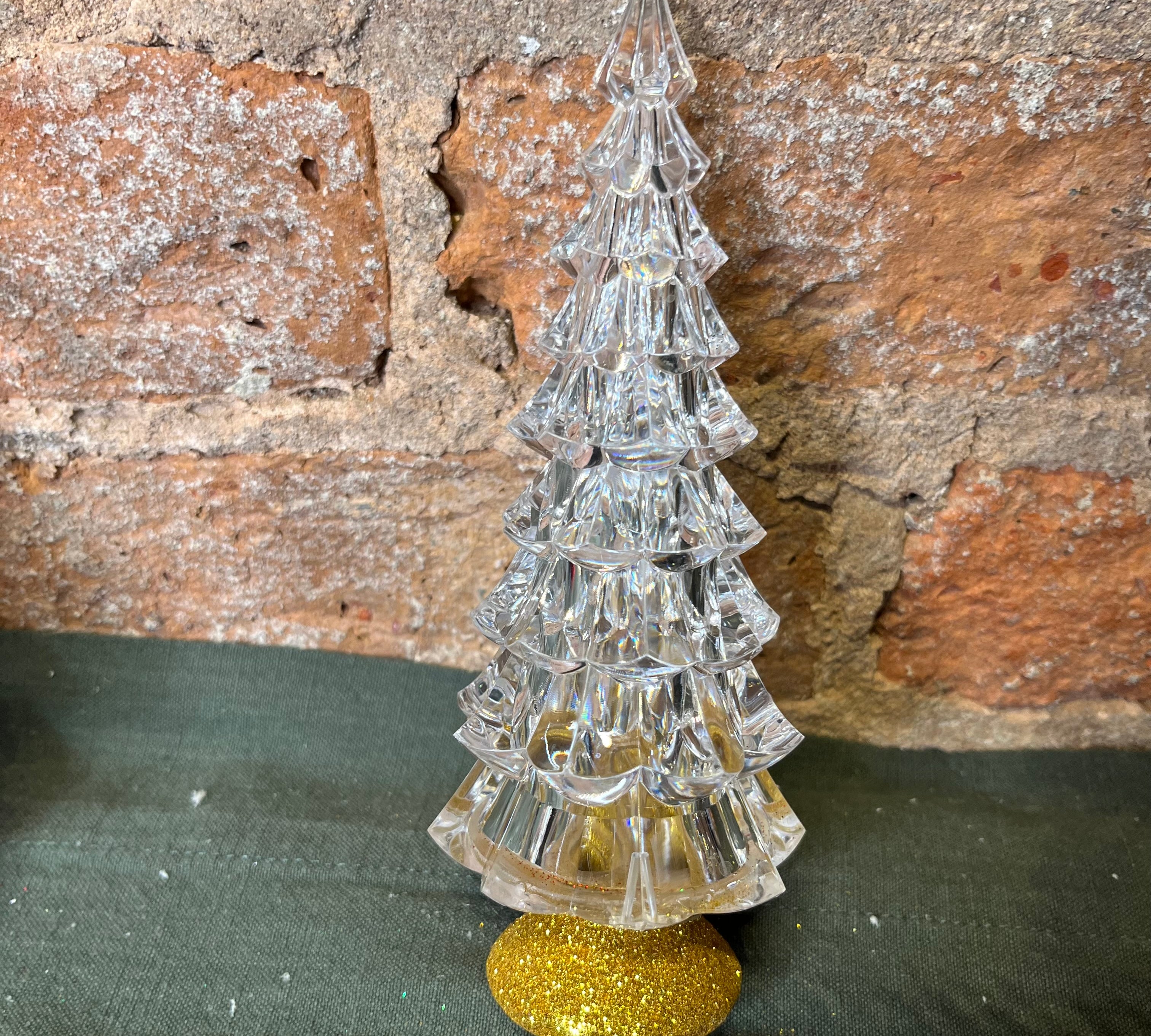 Multicolor LED Tree with Base 6.5"