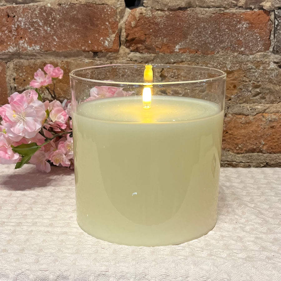 Simply Ivory Radiance Poured Candle 6X6