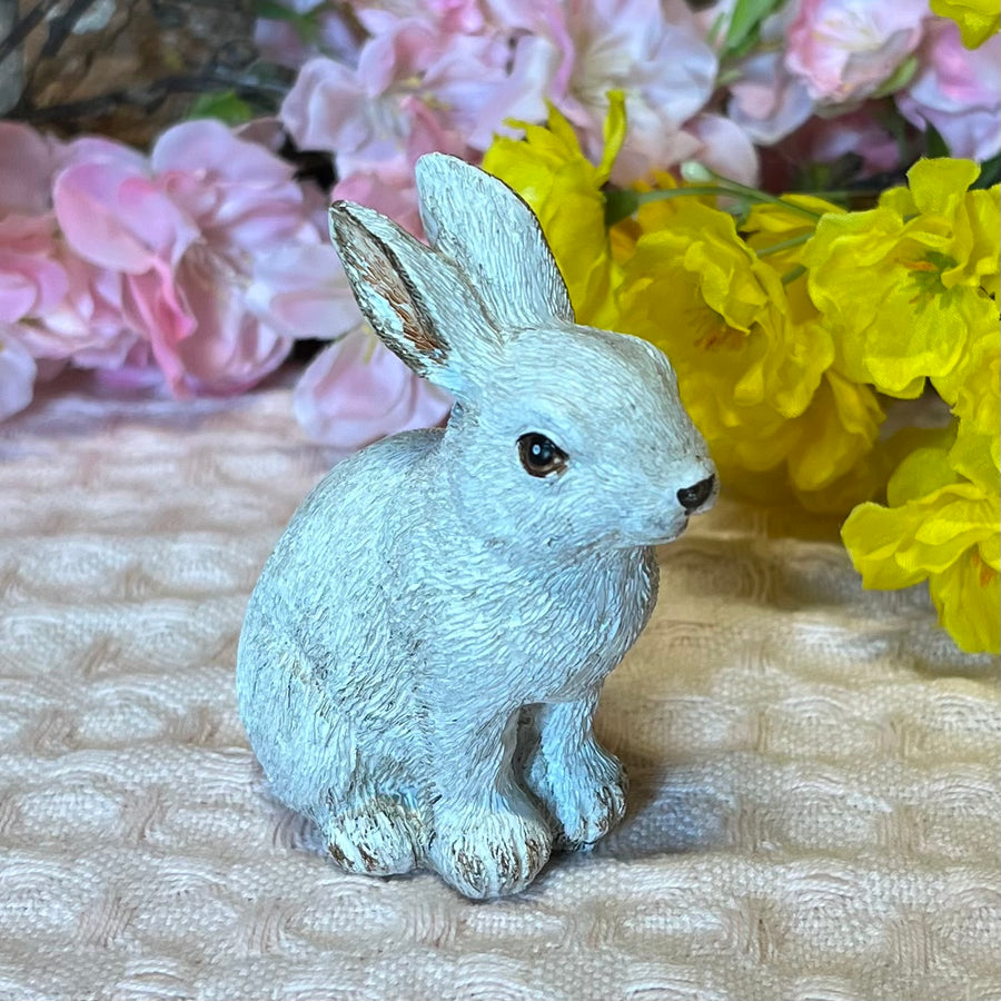 Gray Resin Bunnies