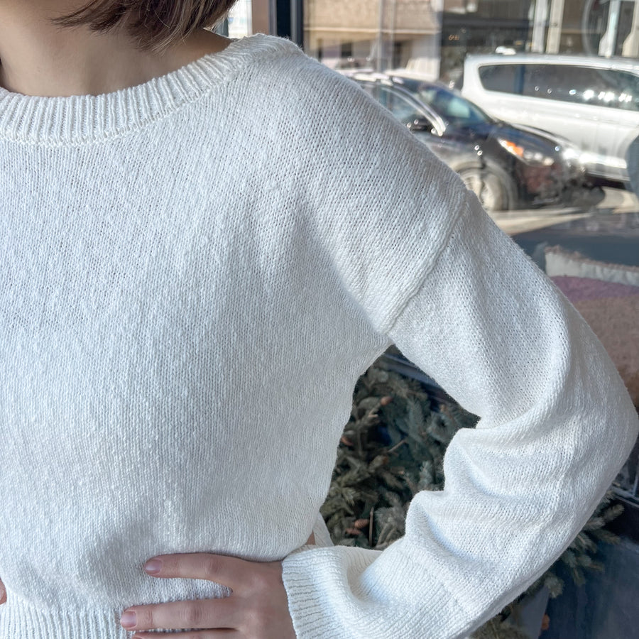 Wide Ribbed Oversized Knit Sweater