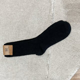 Ribbed Knit Crew Socks