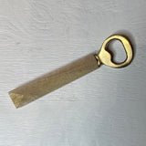 Brass Bottle Opener w/ Mango Wood Handle