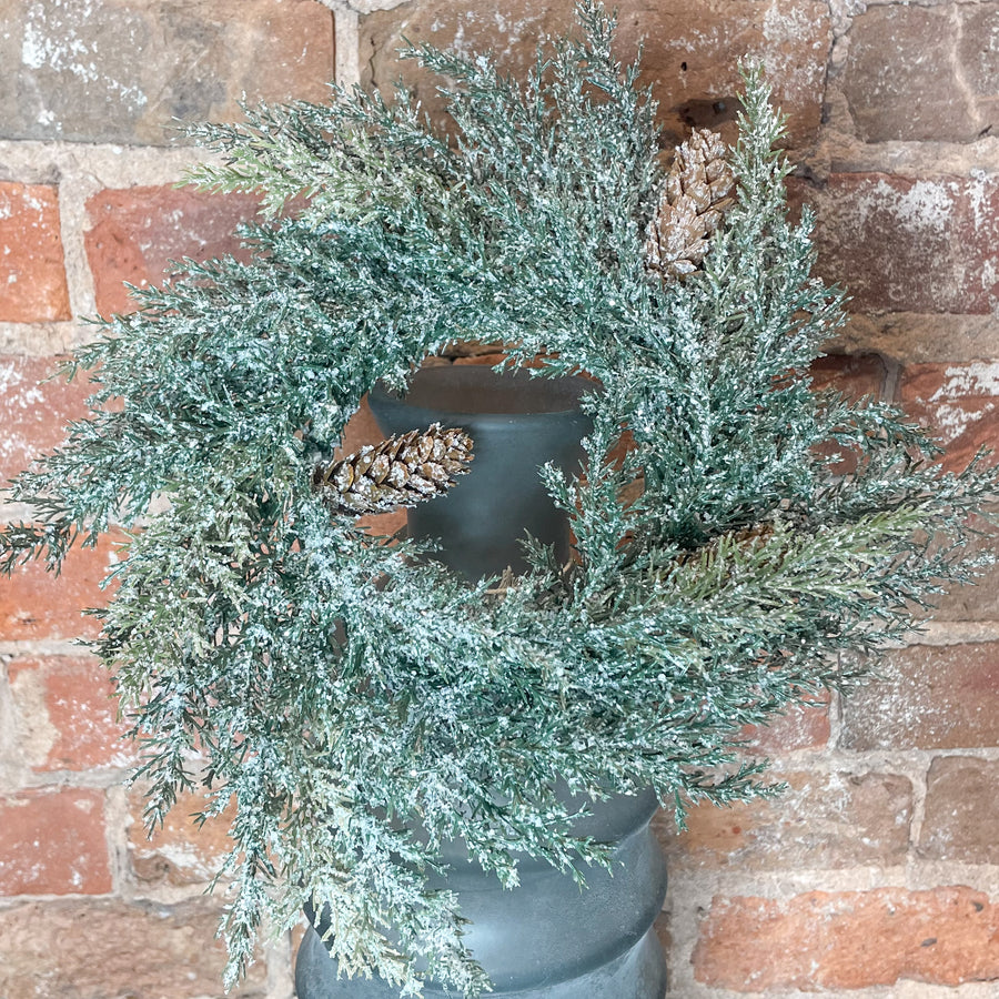 Frosted Arborvitae Ring 12”