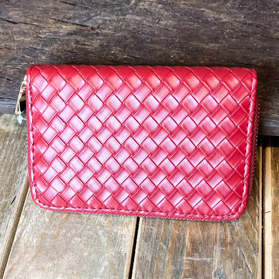 Mini Basket Weave Wallet