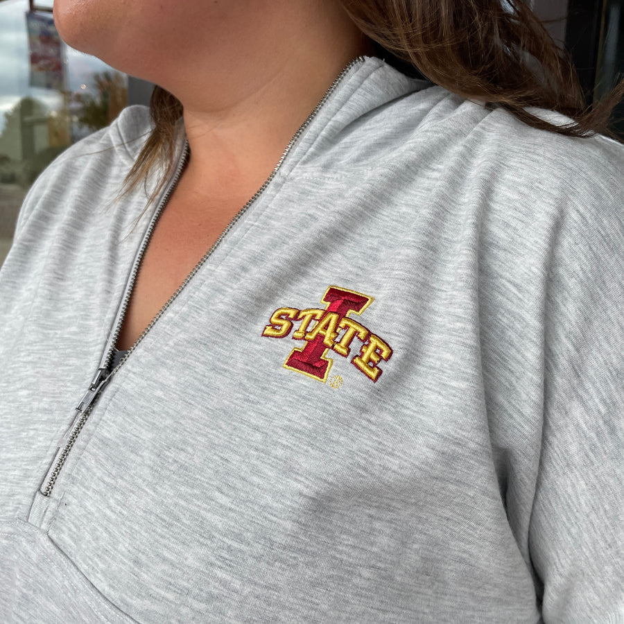 ISU Avenue Women's Half Zip Hoodie