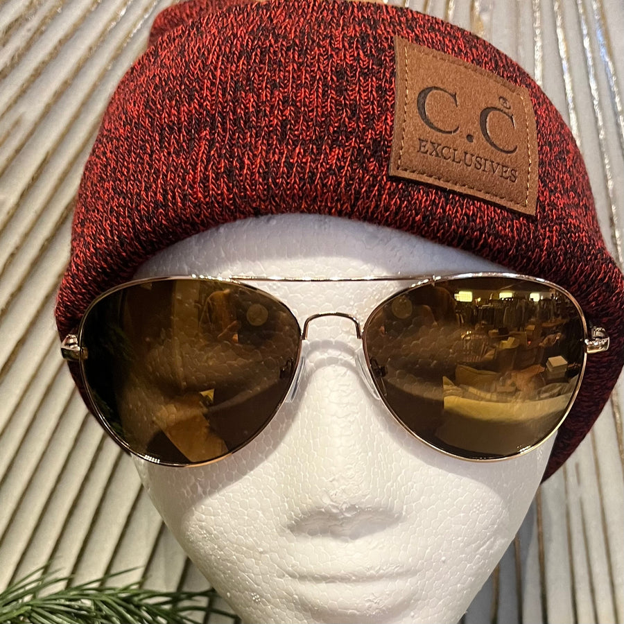 Classic Gold Rimmed Sunglasses
