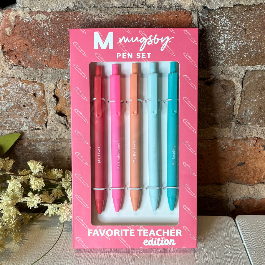 Favorite Teacher Pen Set