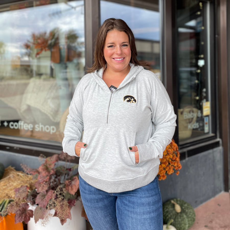 Iowa Avenue Women's Half Zip Hoodie