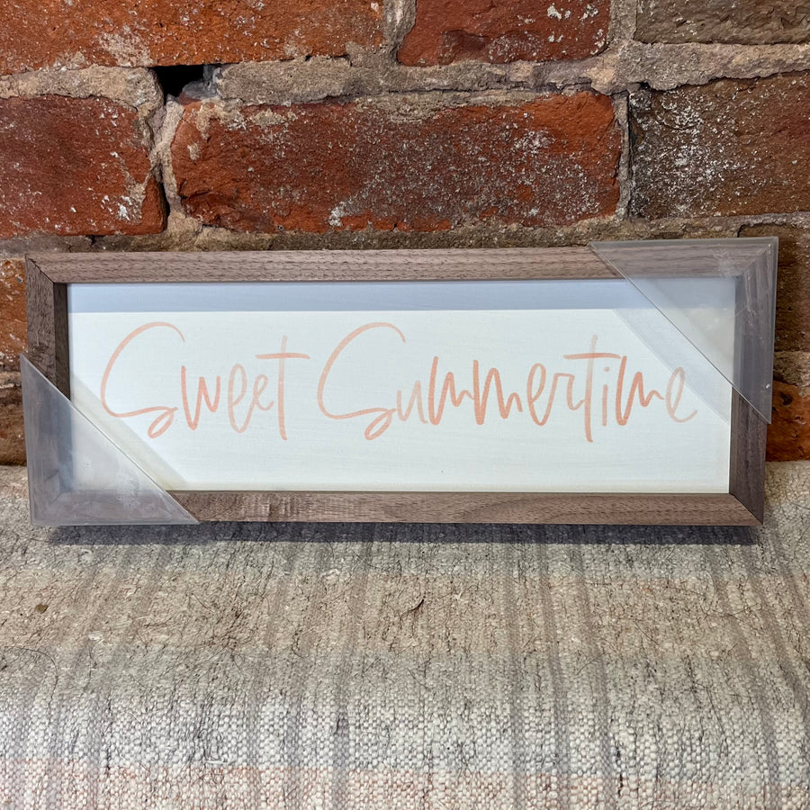 Sweet Summertime Sign 12x4"