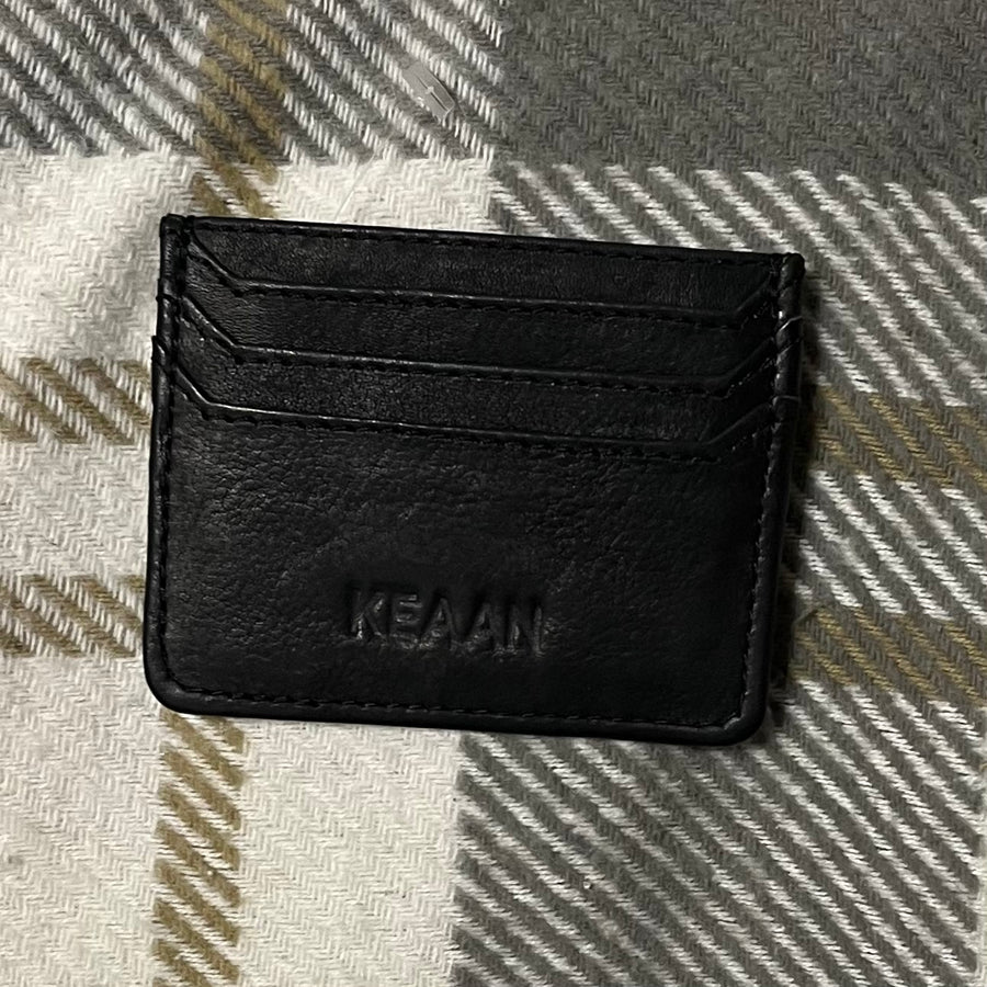 Leo Nappa Leather Credit Card Case