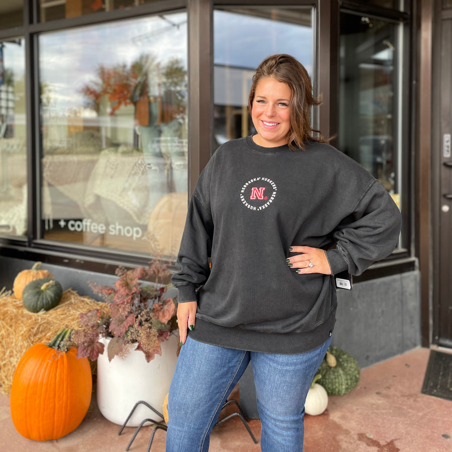 Nebraska Manning Oversize Crewneck