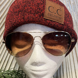 Classic Gold Rimmed Sunglasses