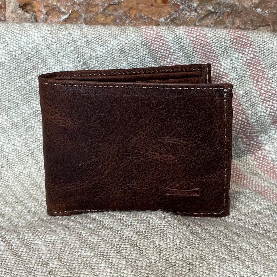 Leather Wallet w/Coin Pocket