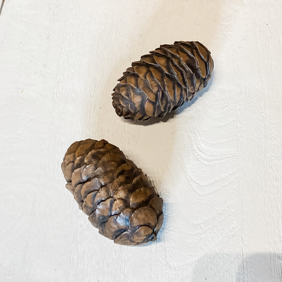 Brown Resin Pinecone 3.5”