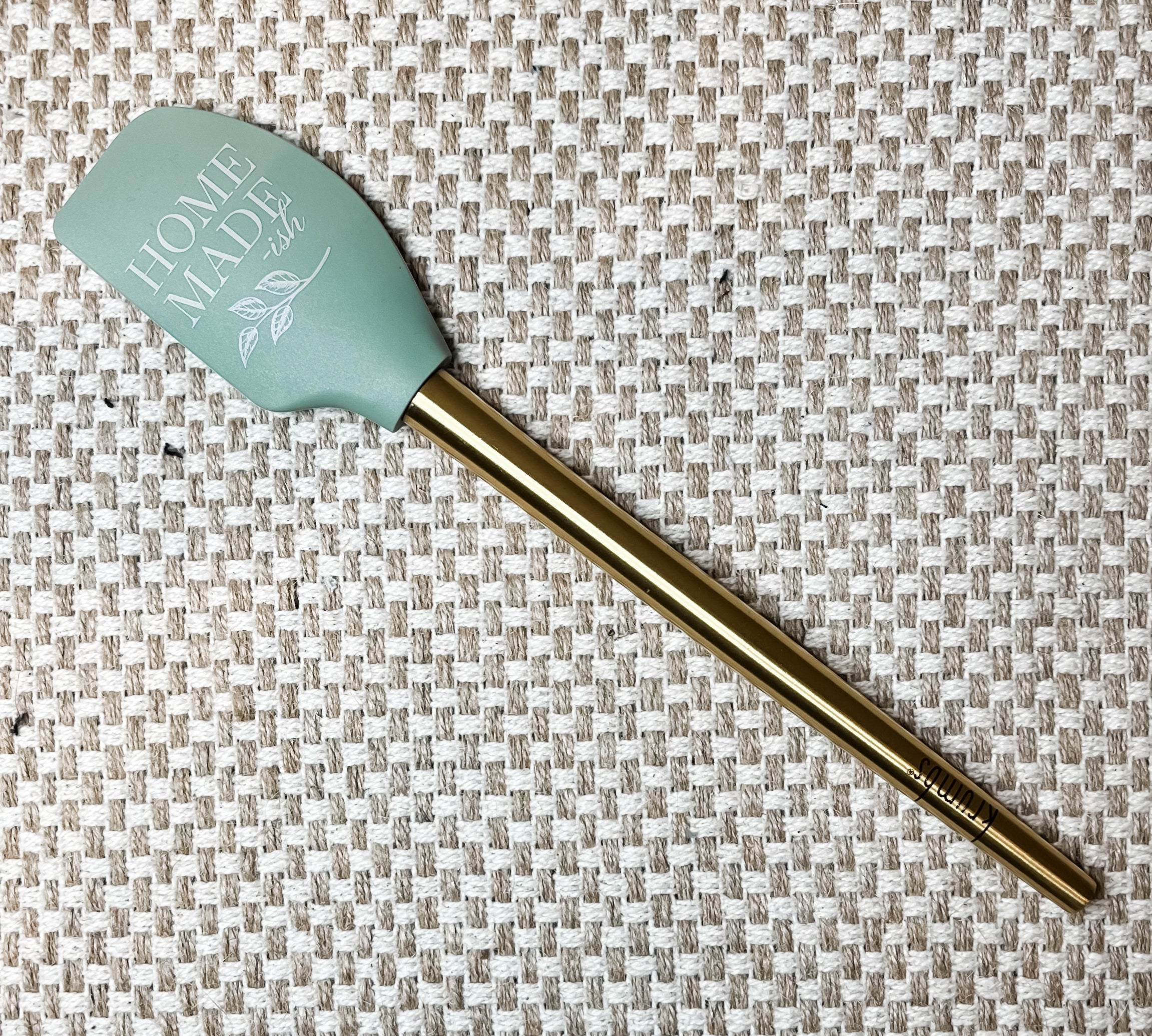 Kitchen Spatula w/Metallic Gold Handle