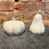 Cream Stoneware Speckled Pumpkin