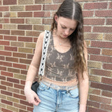 High Neck Lace Sleeveless Top