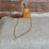 Gold Paperclip Matching Necklace Chain