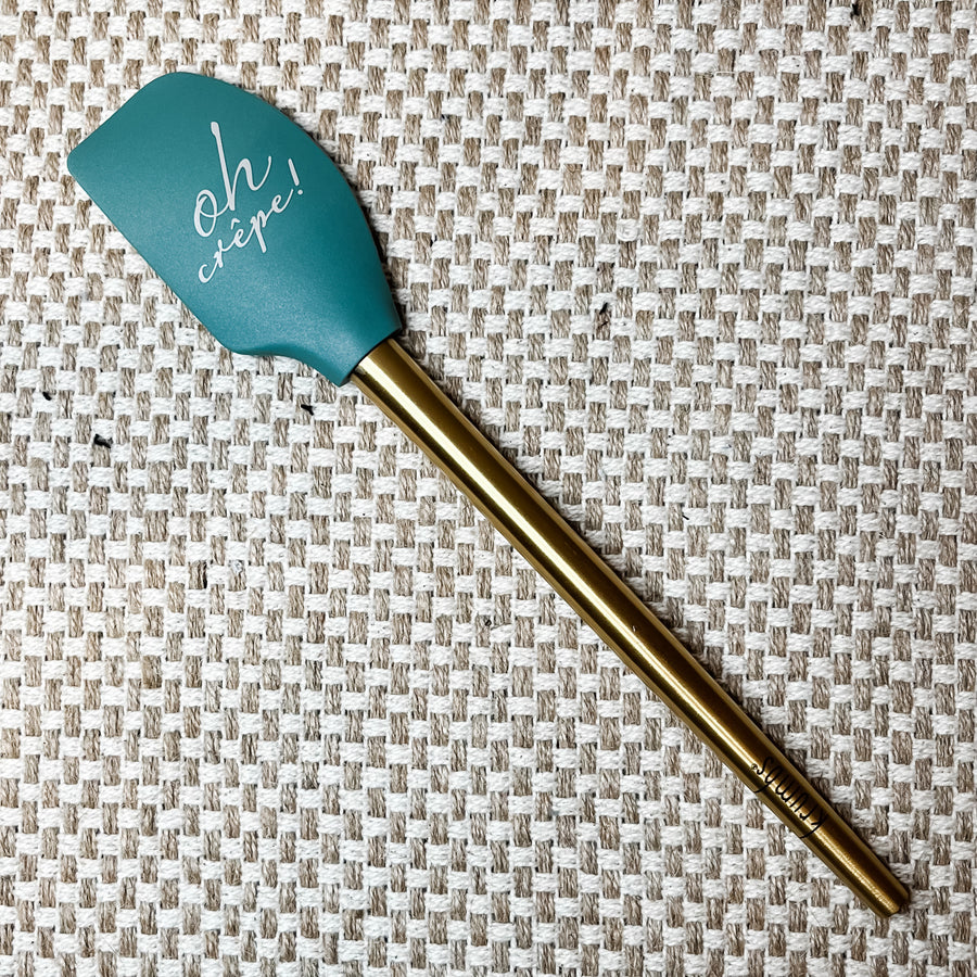 Kitchen Spatula w/Metallic Gold Handle