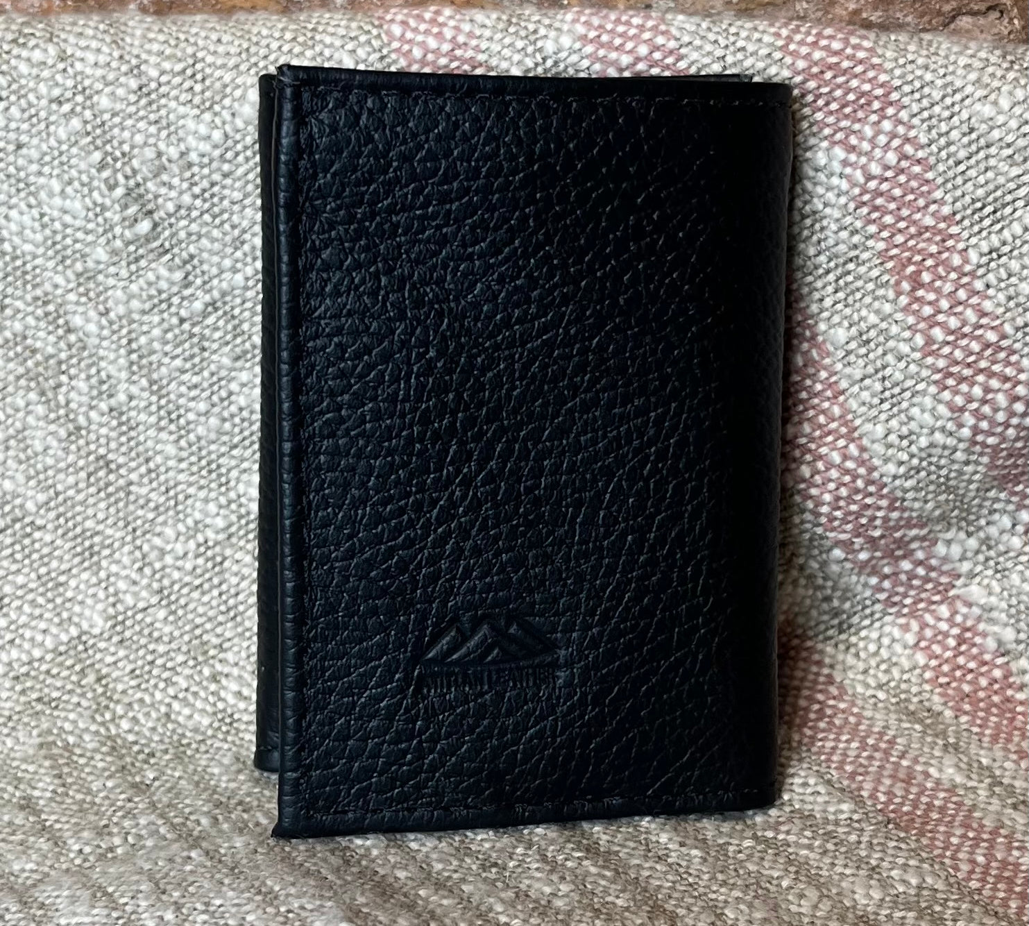Handmade Leather Trifold Wallet
