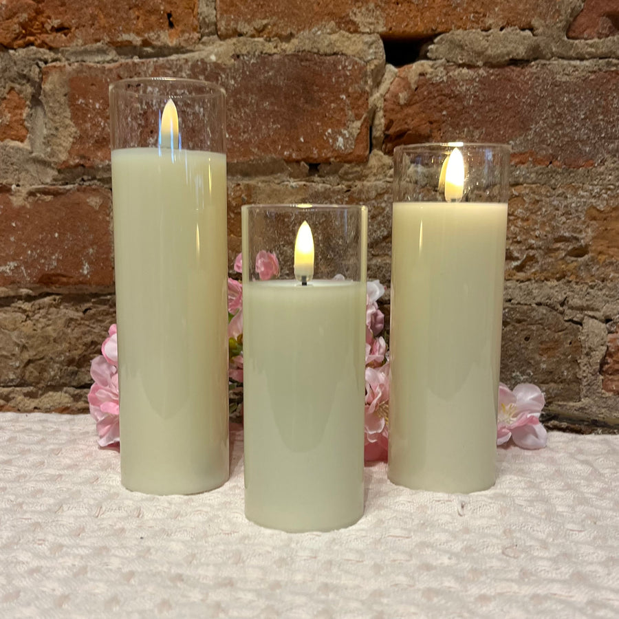 Simply Ivory Petite Votive Trio