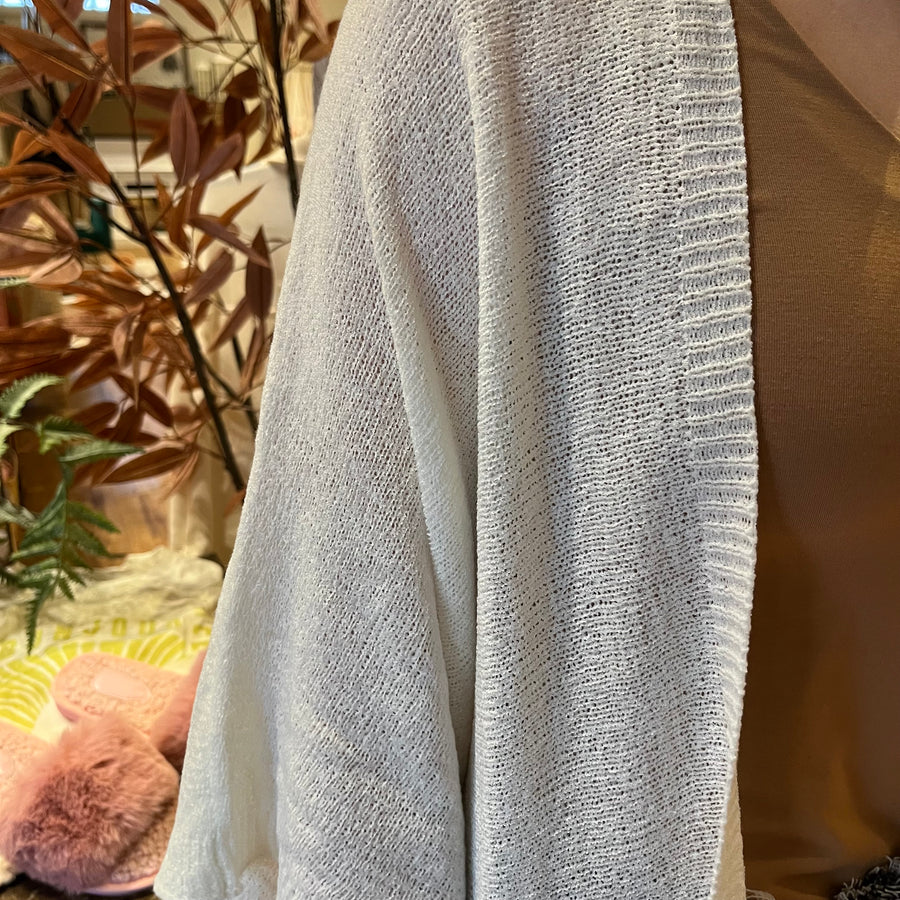 Dolman Short Sleeve Cardigan