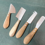Natural Handle Cheese Utensil Set of 4